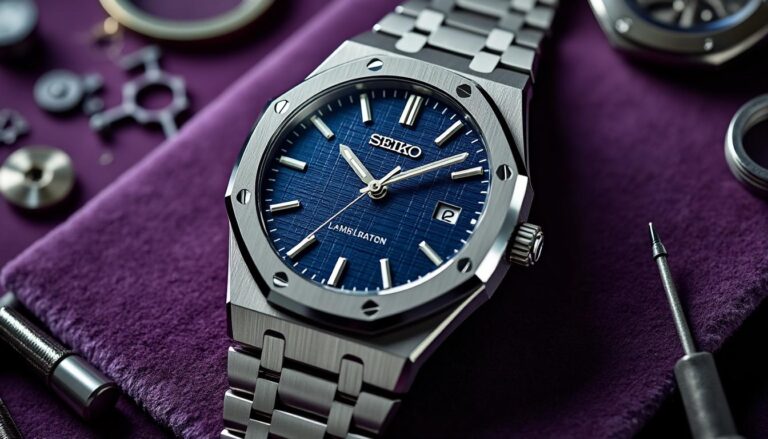 découvrez notre guide complet sur la seiko mod royal oak, une montre incontournable pour les passionnés en 2025. plongez dans l'histoire, les caractéristiques et les astuces pour apprécier pleinement cette pièce d'horlogerie unique qui allie style et fonctionnalité.
